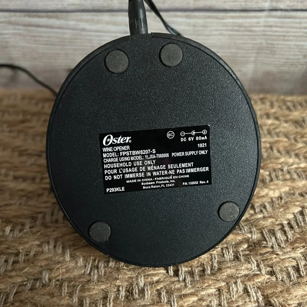 Oster electric cork